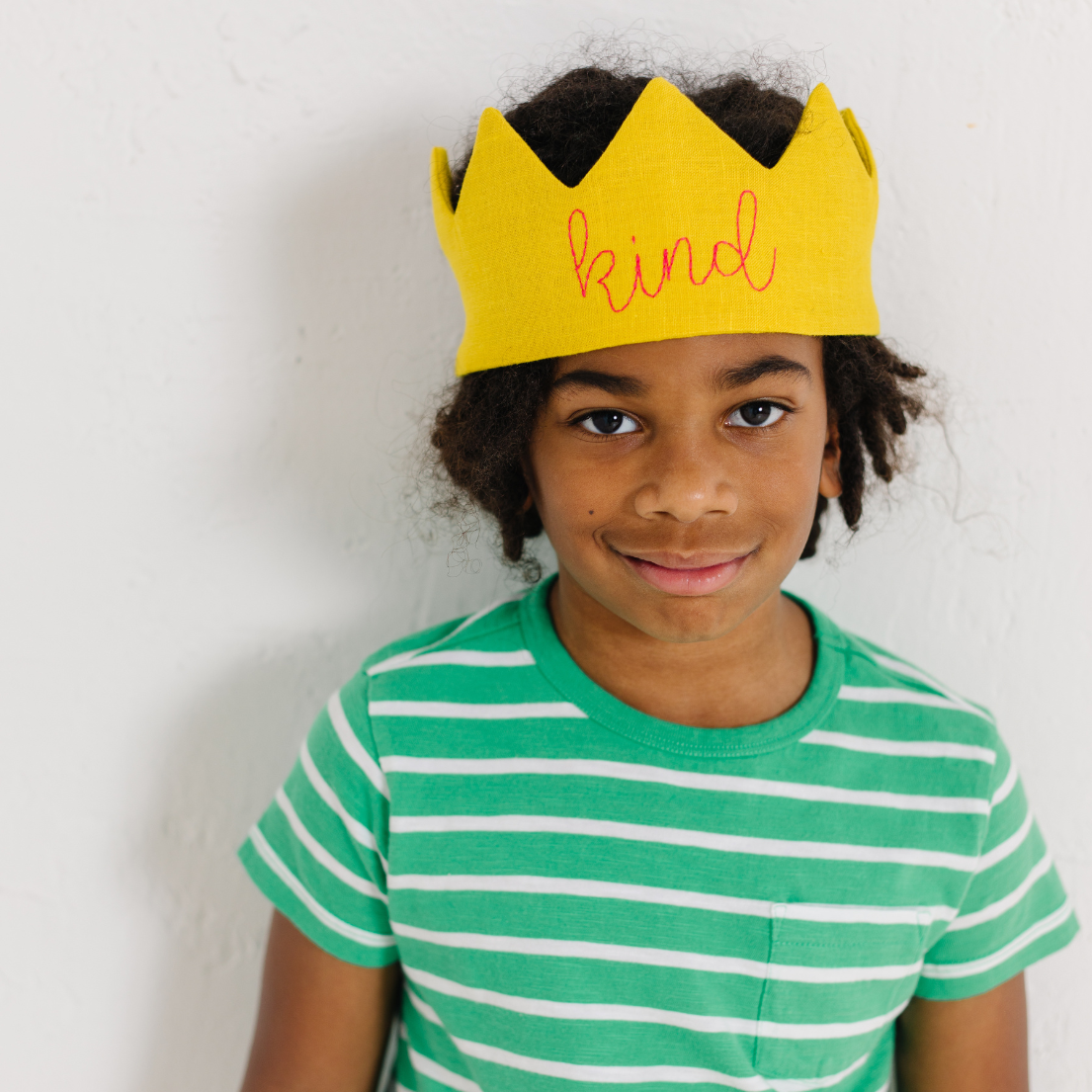 Fabric Crowns with Affirmations | "Beautiful embroidery!"