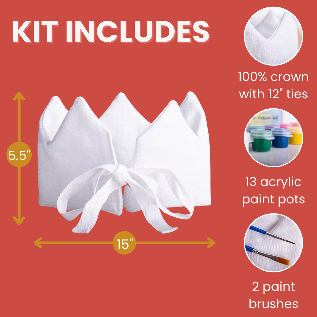 DIY Paint a Crown Kit for Kids