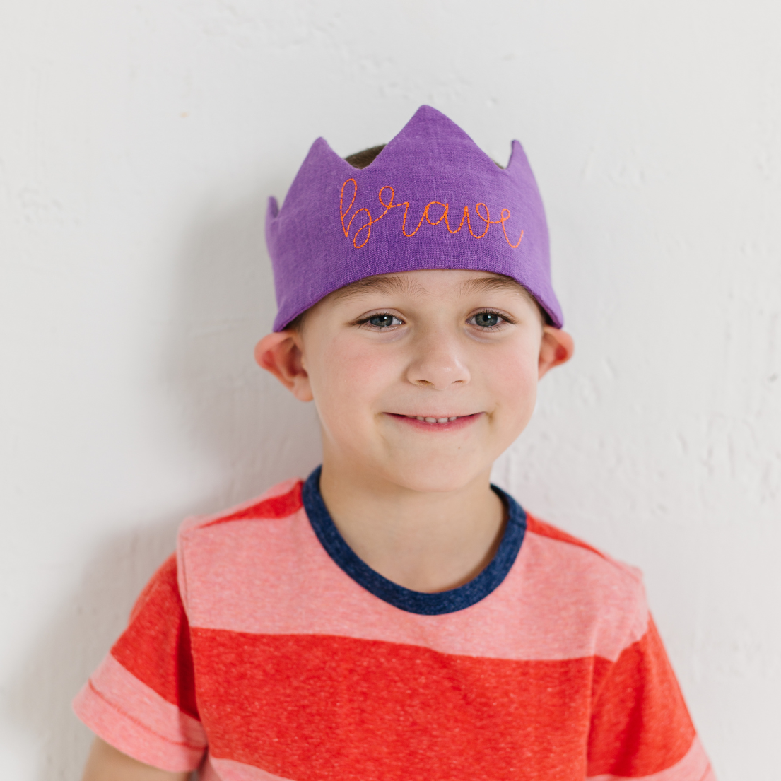 Fabric Crowns with Affirmations | "Beautiful embroidery!"