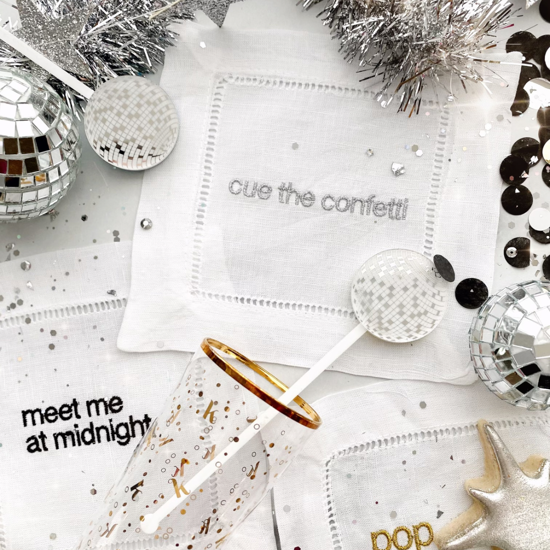 New Year’s Eve Cocktail Napkin Set