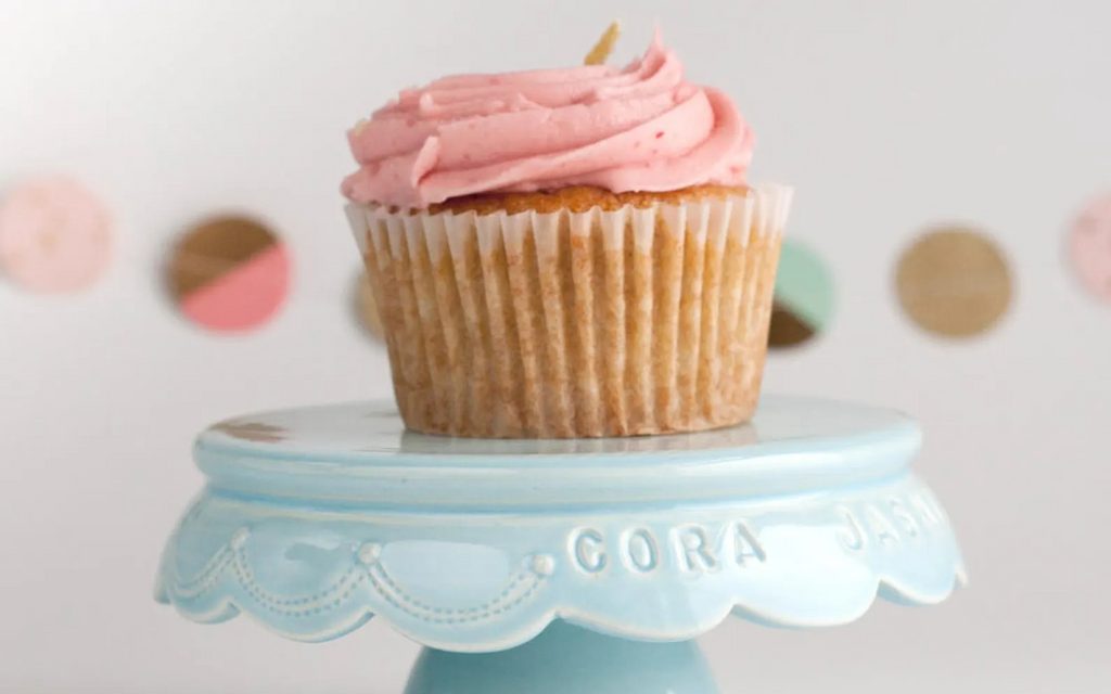 PERSONALIZED BIRTHDAY PLATE FOR CUPCAKES