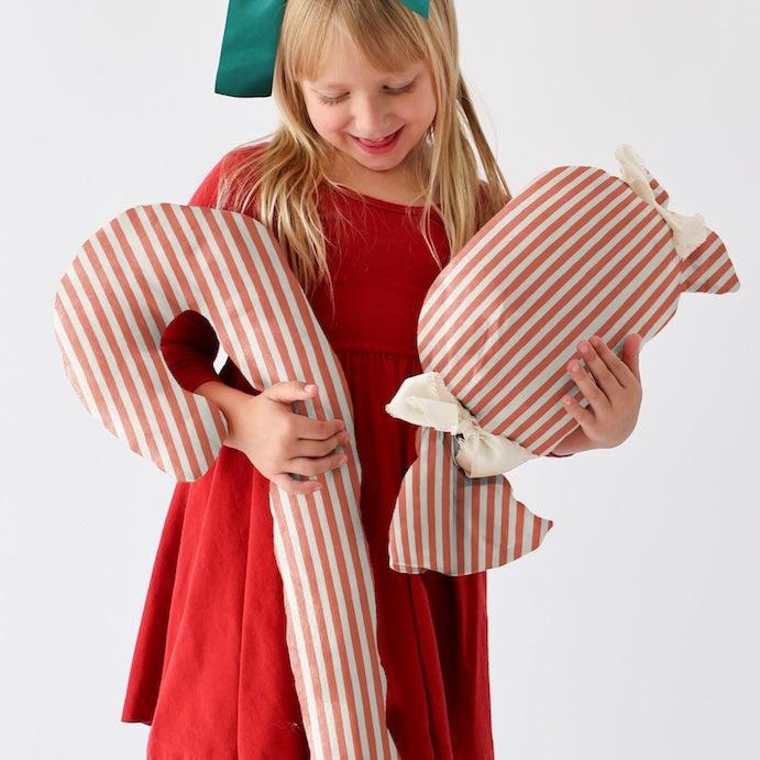 CANDY CANE PILLOW