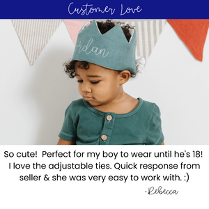 customer review of a happy birthday crown