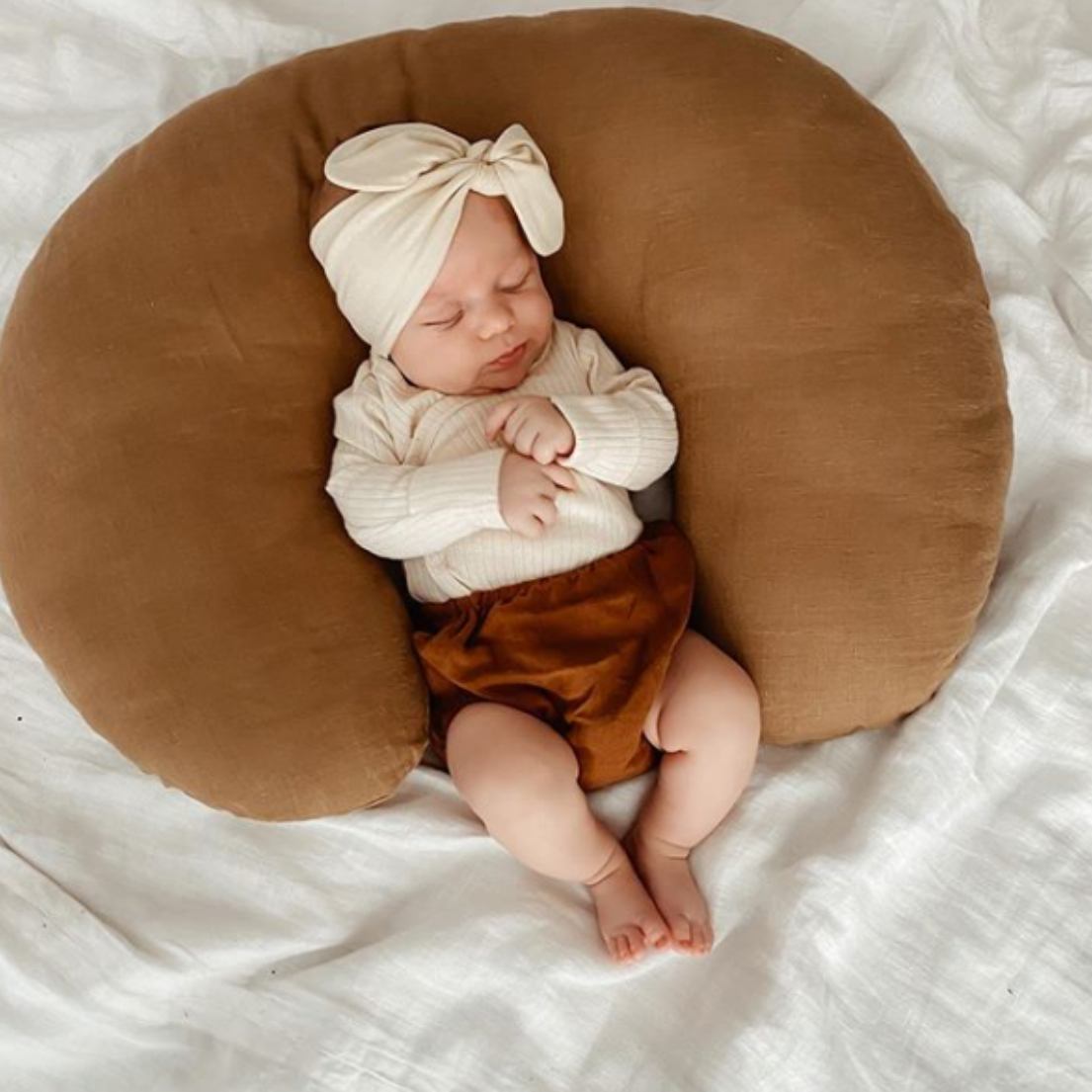 Nursing Pillow Cover | "Perfect for my neutral nursery!"