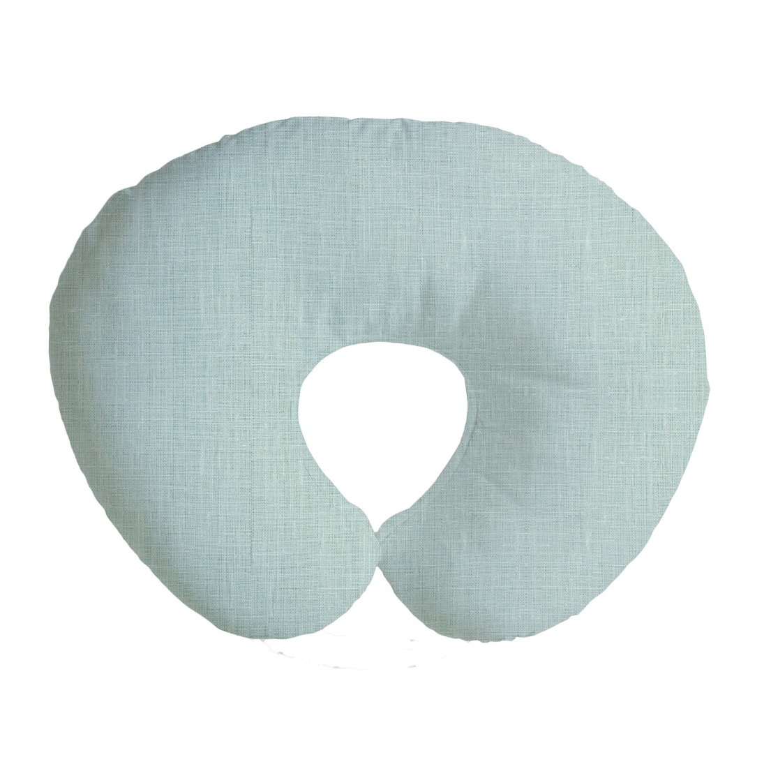 nursing pillow cover blue grey linen from madly wish