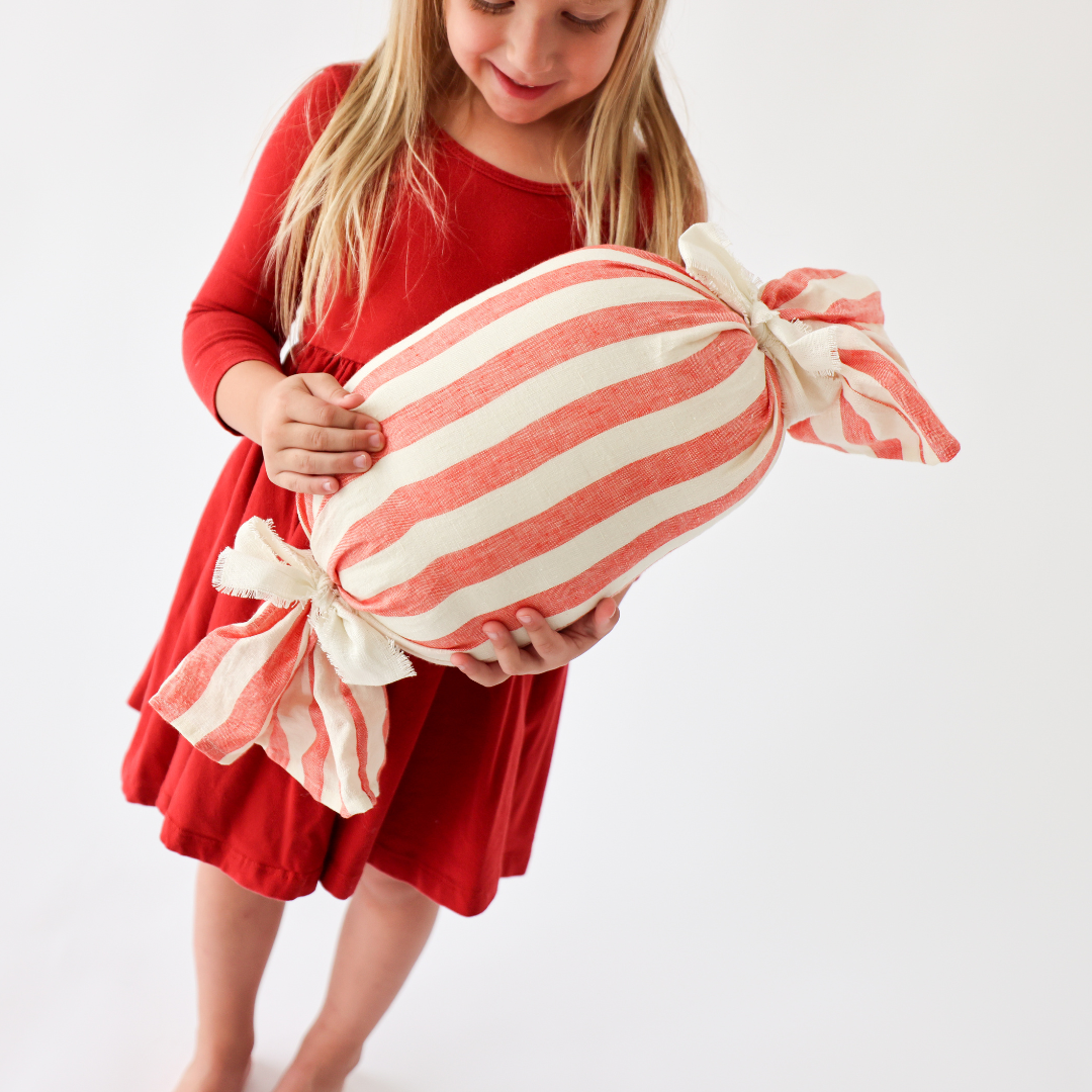 Peppermint Candy Throw Pillow