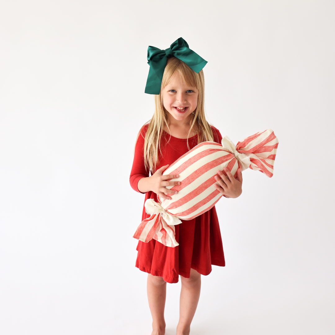 Peppermint Candy Throw Pillow