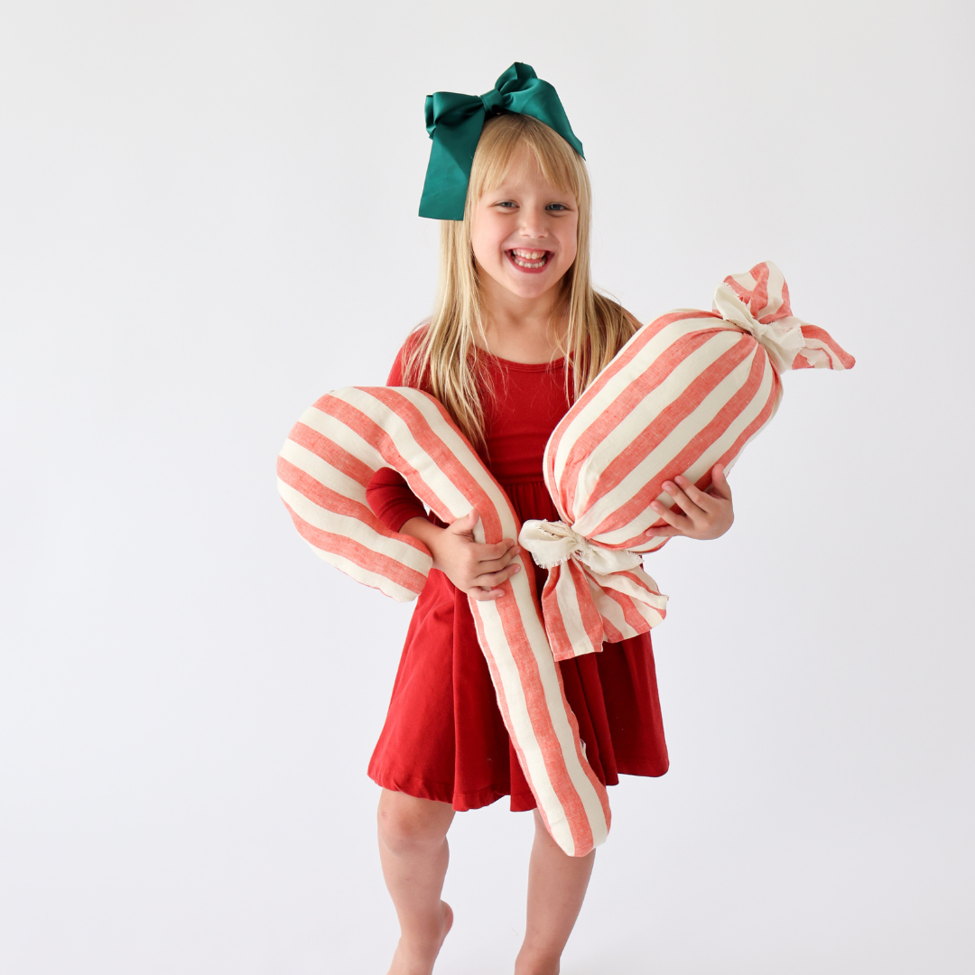 Peppermint Candy Throw Pillow