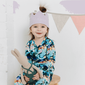 princess birthday party with a birthday hat